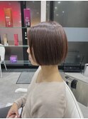 パッとミニボブ×透明感カラー