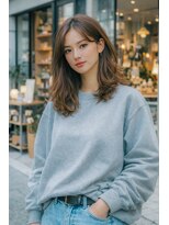 ヘアーアンジェ 南矢野目店(Hair ange)&nbsp;グレージュ×イルミナカラー×N.(エヌドット)《福島市》15