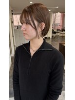 リズム(lysm)&nbsp;ミニボブ × アッシュベージュ