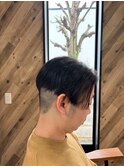 刈り上げセンターマッシュ