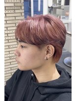 ソレアメンズ(solea men's) 【周りと差をつけたい人はこれ】ピンク×ブラックエンドカラー