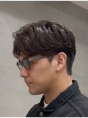 渋谷フェザーパーマニュアンスパーマ毛流れセンターパート