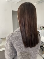 2195ヘアー 世田谷代田(2195hair)&nbsp;地毛風カラー/切りっぱなし/地毛風ストレート/髪質改善