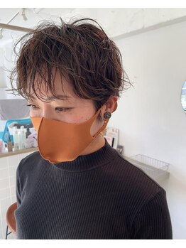 yahel spa&hair　ヘッドスパ/髪質改善【4月1日 NEW OPEN（予定）】の写真/髪質に合わせて薬剤を選び、髪への負担を最小限に抑えたパーマスタイルをプライベートサロンでご提案