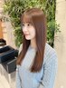 艶のある透明感カラーに♪カット+カラー+オージュア3stepトリートメント
