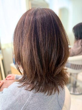 コンティロミー(CONTI ROMMY.) ミディアムレイヤー/くびれレイヤーボブウルフ◎20代~50代