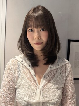 コード 四条河原町駅店(CHORD) レイヤーカット/髪質改善/ミディアムレイヤー/ベージュ