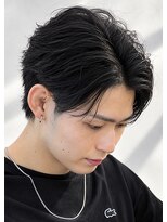 ディータ(Dita)&nbsp;毛流れニュアンスフェザーセンターパートパーマ大宮メンズパーマ