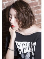 ミエル ヘア 新宿(miel hair)&nbsp;♪【mielhair新宿】潤いゆるウェーブボブ♪