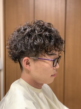 ヌーベルバッチーヌ ツーブロックパーマスタイル