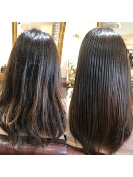 ヘアメーク ヴォリオ(hair make Voglio) 酸性縮毛矯正+髪質改善トリートメント