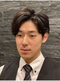癖毛風パーマスタイル