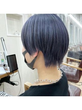 ループ(LOOP) ダブルカラー/ブルーグレー