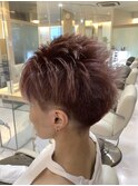 アシメ　ハンサム　ショート