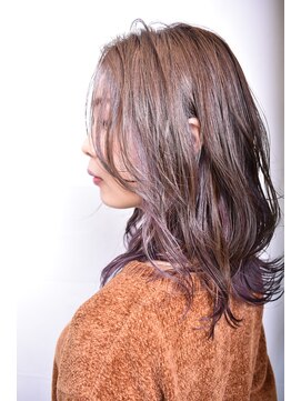 アグ ヘアー カイラ 白河店(Agu hair kaila) バイオレットインナーカラー♪