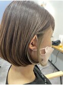 インナーカラー ボブ