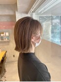 20代30代40代☆切りっぱなしワンレングス☆ミニボブ×外はね
