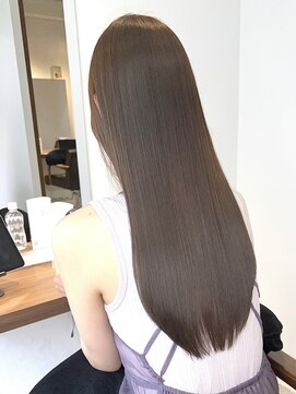 アールサロン 名駅(Rr SALON) 暗髪韓国風ブラウン☆髪質改善/チョコレートブラウン