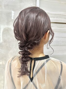 ラビス 浦和(Lovis) デザインカラー/レイヤーカット/ウェットヘア/夏のヘアアレンジ