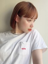 ぱつっとボブとワイドバングでおしゃれに♪