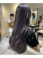 ビブ(VIV) 【山下】ラベンダーアッシュ韓国風ヘア