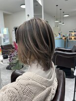 ハッシュタグフリーカミス(#Free kamisu)&nbsp;ミディアム×アンブレラバレイヤージュ