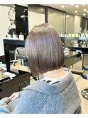 ぱつっとボブ 20代30代40代ヘア 小顔 大阪ボブ 梅田