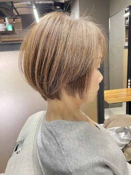 ナナ なかもず店(nana) ナチュラルショートボブ