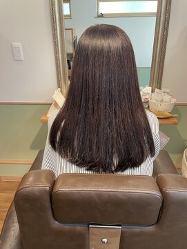 美容室紡場 さらさらストレート