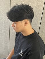 ニアウ 太田店(Niau)&nbsp;メンズナチュラルセンターパートニュアンスパーマ質感重視