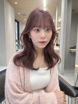 天神美容室&nbsp;【天神美容室】韓国ヘア×ピンクブラウン×ショコラブラウン
