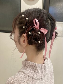 ヘアセットサロンコト(Hair Set Salon KOTO)の写真/【心斎橋駅徒歩3分】平日19時以降受付◎お仕事終わりのデート前に可愛くヘアセット♪推し活/女子会/ライブ