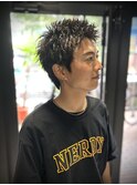 【スパイキーショート×パーマ】短髪/刈り上げ/メンズカット