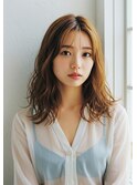 【olino】艶カラー20代30代☆ベージュ