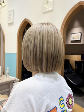 ロンド レグリーズ 立川(Lond leglise) ミニウルフレイヤーカット顔周り前髪韓国ショートボブ/立川