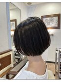 丸みショートボブ