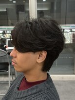 バース 梅田中崎町店(BIRTH) ニュアンスパーマ　センターパート　フェザーパーマ