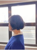 ボブ×パーマ
