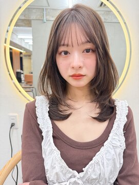 ガーデン 渋谷(GARDEN) レイヤー美髪外ハネボブイメチェンホワイトブロンド