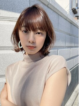 ネイロ 錦糸町(NeiRo) セミディシアカラーワンカール前髪カット小顔カット髪質改善ケア