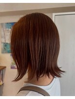 ソレイユ フィス店(Soleil)&nbsp;外はねミディ髪質改善白髪染めハイライト30代40代50代東久留米