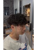 波巻きパーマ