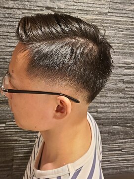 ヒロギンザ 田町店(HIRO GINZA) 七三スキンフェード