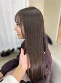 美髪ケアカラー/艶髪ロング/髪質改善