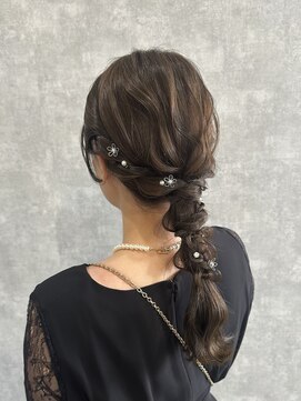 ランガリ ヘアアンドスパ(Rangali Hair&Spa) 【別府　ランガリ】編みおろし/ヘアセット