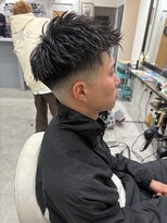 キューカンバー(CUCUMBER)&nbsp;スキンフェードアップバング　メンズ