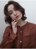 顔まわりニュアンスパーマ*多田