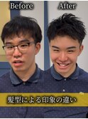 ツイストスパイラルパーマ／波巻きパーマ／メンズパーマ