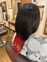 ヘアーメイク スロー(Hair make Slow)&nbsp;インナーカラー ロングウルフ