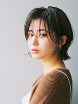 ジエクトクイン(The Ect Q'n) レイヤーボブ/ハッシュボブ/顔周りカット/ダークブラウン/前髪